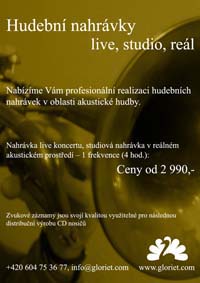 Hudební nahrávky - leták